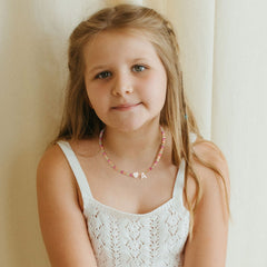 Turandoss Colorful Beaded Dainty Heart Initial Choker Necklace for Women Girls Letter A-Z Boho Beads Jewelry Trendy Personalized Birthday Gifts for Her Teen Girl