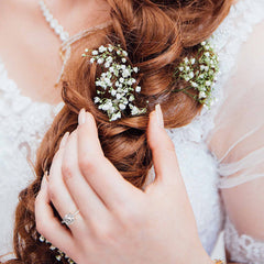 Turandoss 1.5Ct Moissanite Rings for Women D Color Vvs1 Clarity Solitaire Half Eternity S925 Sterling Silver Wedding Anniversary Engagement Bands Jewelry Gifts for Wife Girlfriend