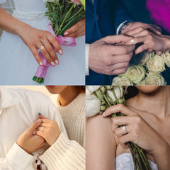 Turandoss 1.5Ct Moissanite Rings for Women D Color Vvs1 Clarity Solitaire Half Eternity S925 Sterling Silver Wedding Anniversary Engagement Bands Jewelry Gifts for Wife Girlfriend