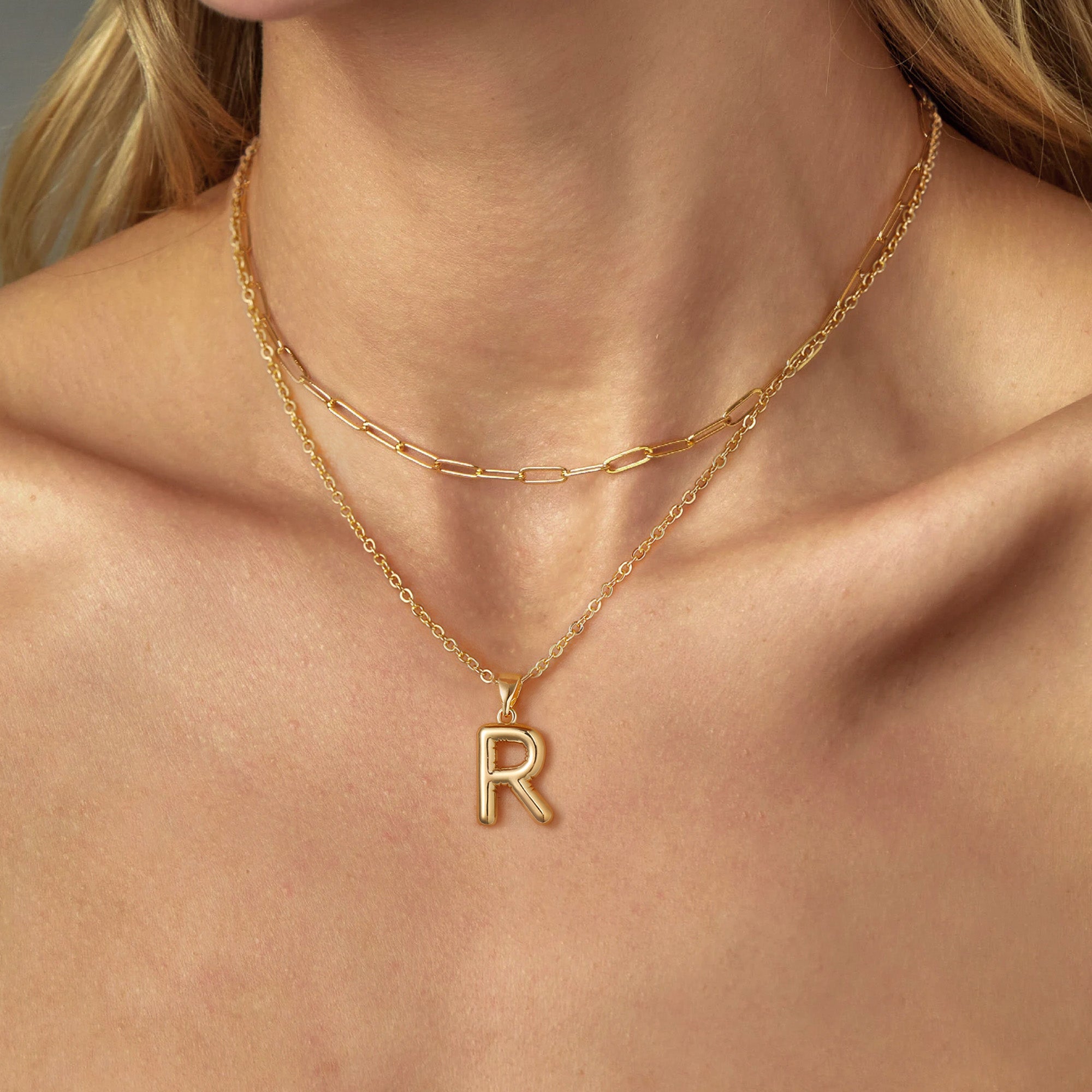 Gold Bubble Necklace for Women