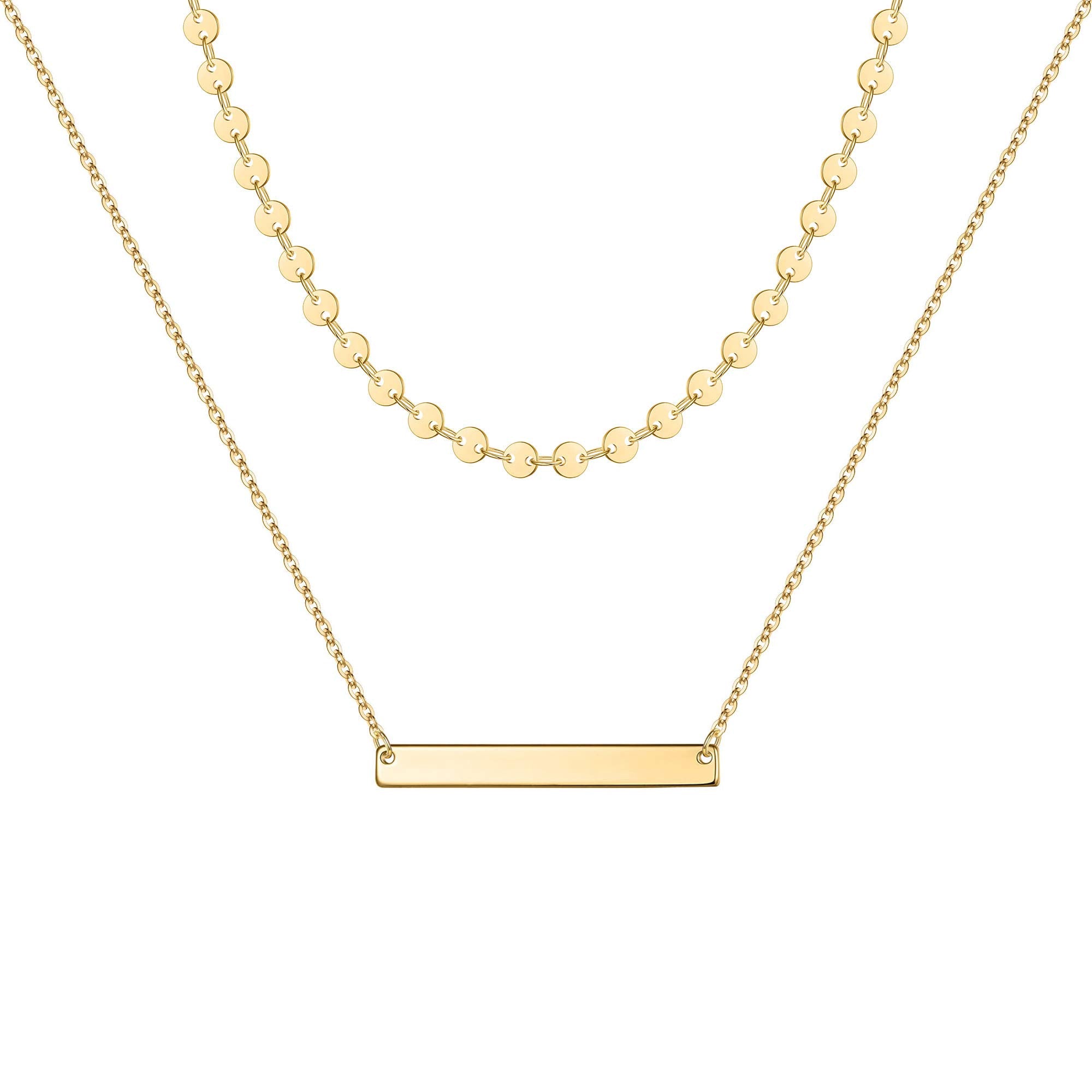 Coins&Disc Dainty Gold Choker Necklaces