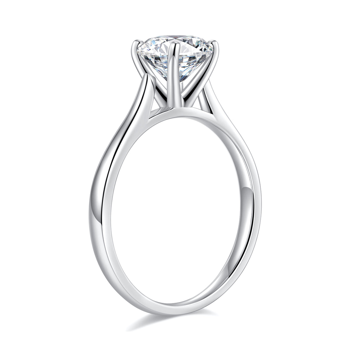 Turandoss 1.5 Carat Moissanite oval Cut Engagement Rings for Women 925 Sterling Silver Diamond Ring Promise Rings for Women