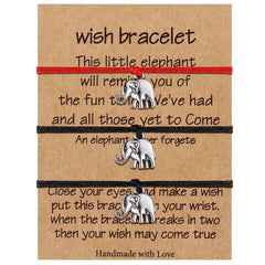 String Bracelet for Girls Elephant Gifts
