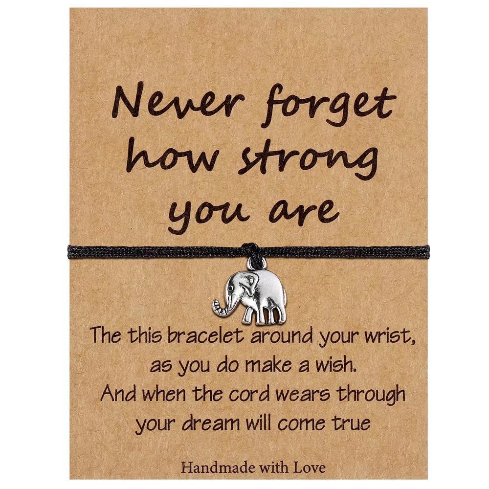 String Bracelet for Girls Elephant Gifts